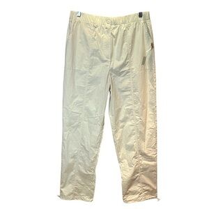 New Hunter and Brown Women’s Cotton Pants Bone Beige Color 100% Cotton XL NWT